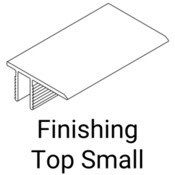 Knotwood Cladding Finishing Trim Top Small Male - 6500mm